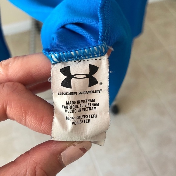 Under Armour men’s blue and black 1/4 zip  pullover size small - Picture 8 of 8